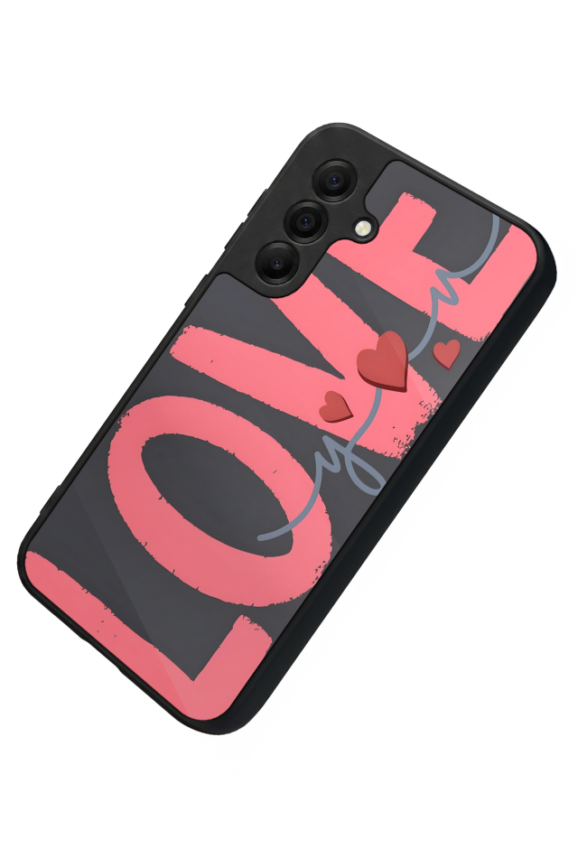 Samsung Galaxy A17 Uyumlu Love Tasarımlı Glossy Premium Kılıf