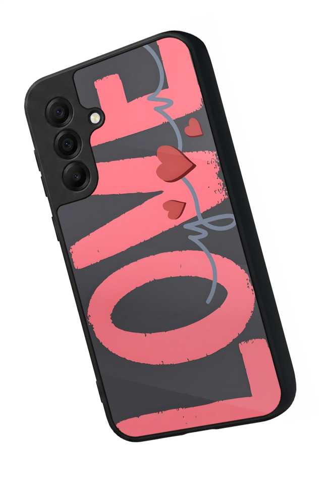 Samsung Galaxy A17 Uyumlu Love Tasarımlı Glossy Premium Kılıf