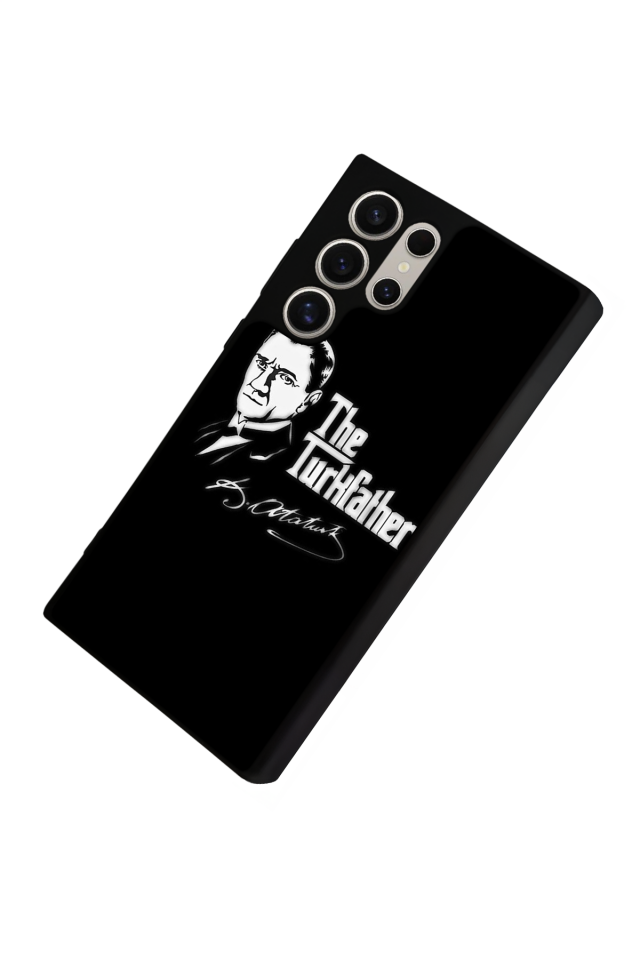 Samsung Galaxy S23 Ultra Uyumlu Mustafa Kemal Ataturk Tasarımlı Glossy Premium Kılıf