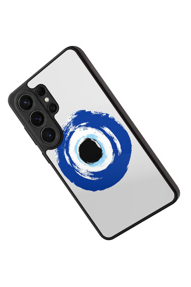 Samsung Galaxy S26 Ultra Uyumlu Nazar Tasarımlı Glossy Premium Kılıf