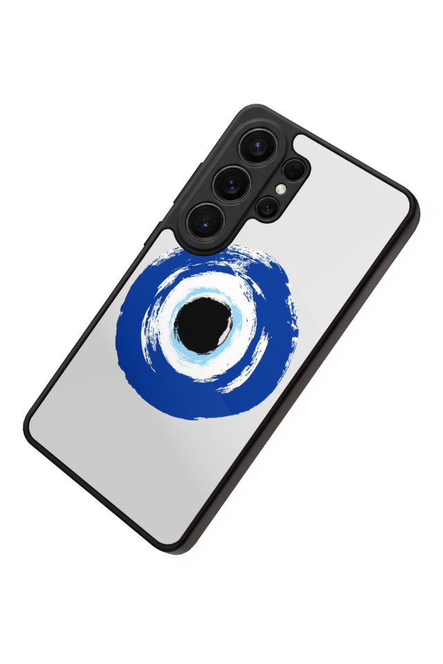 Samsung Galaxy S26 Ultra Uyumlu Nazar Tasarımlı Glossy Premium Kılıf