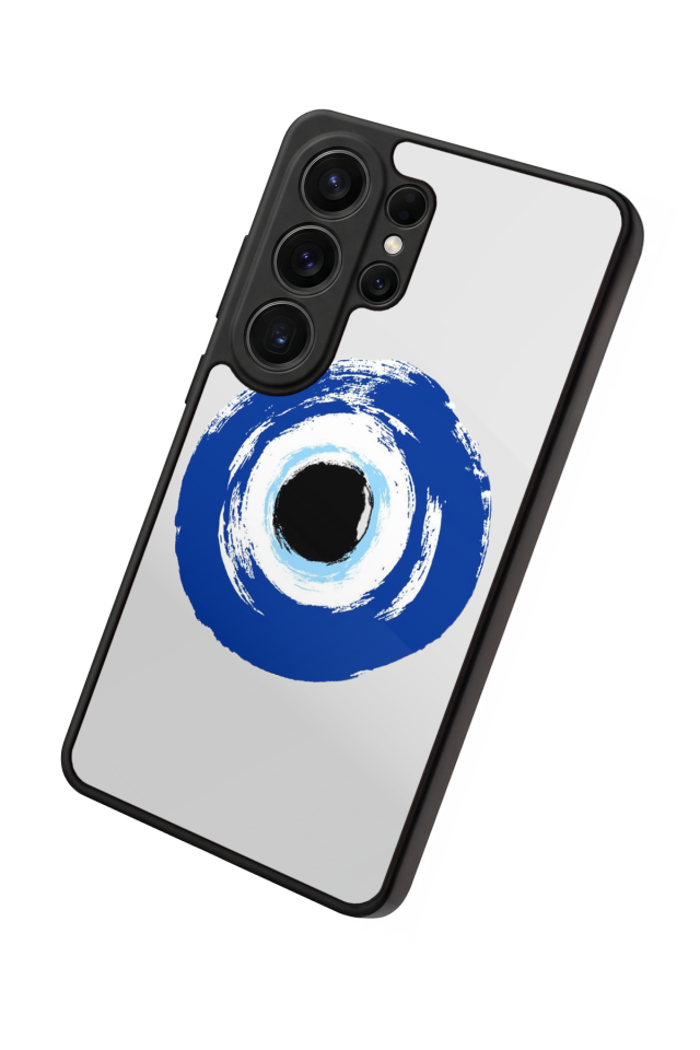 Samsung Galaxy S26 Ultra Uyumlu Nazar Tasarımlı Glossy Premium Kılıf