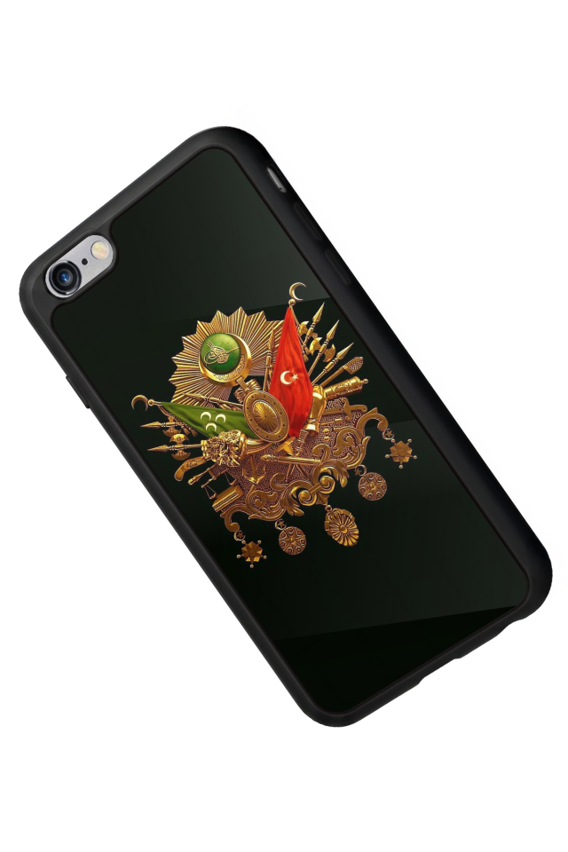 iPhone 6s Plus Uyumlu Osmanli Tugrasi Tasarımlı Glossy Premium Kılıf