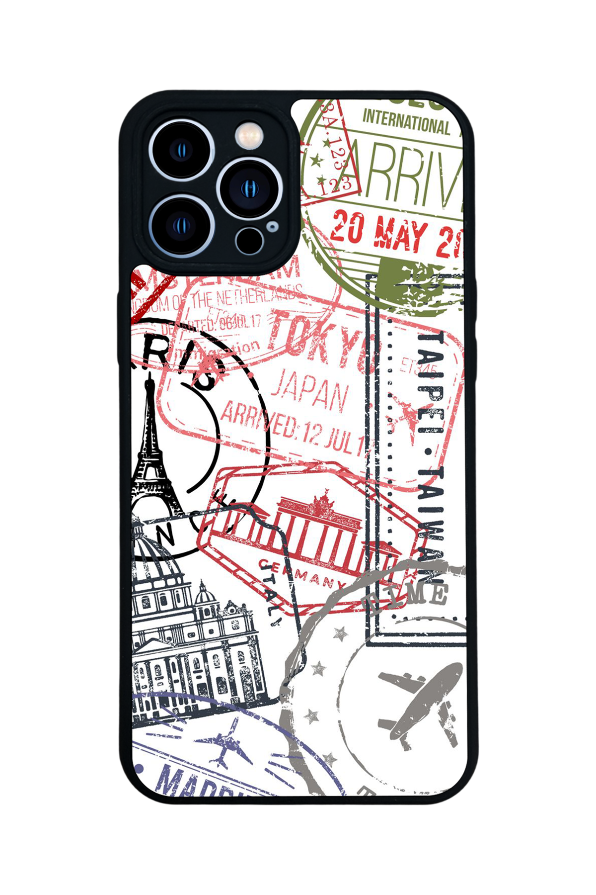iPhone 13 Pro Max Uyumlu Poster Tasarımlı Glossy Premium Kılıf