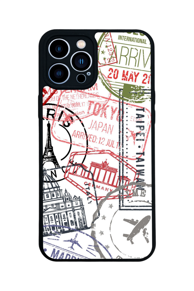 iPhone 13 Pro Max Uyumlu Poster Tasarımlı Glossy Premium Kılıf