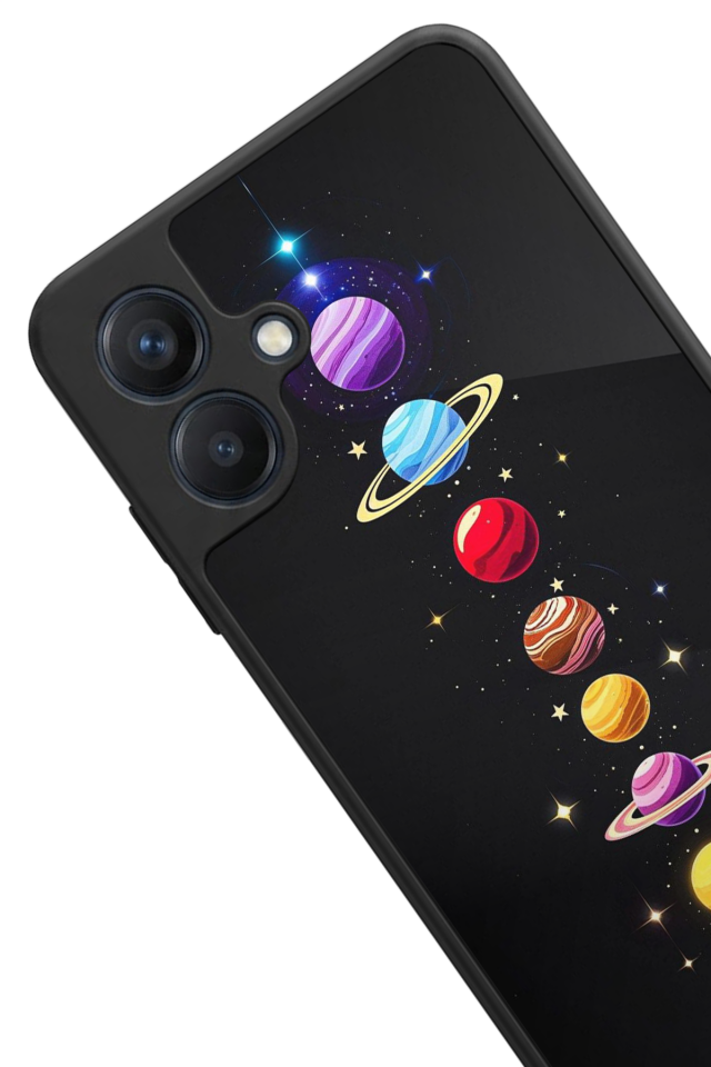 Samsung Galaxy A07 Uyumlu Uzay Tasarımlı Glossy Premium Kılıf