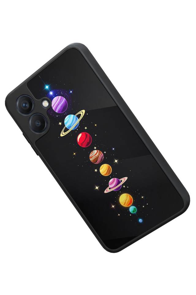 Samsung Galaxy A07 Uyumlu Uzay Tasarımlı Glossy Premium Kılıf