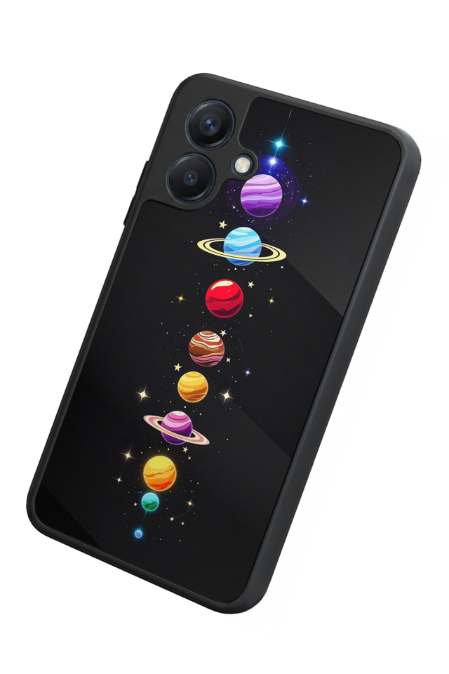Samsung Galaxy A07 Uyumlu Uzay Tasarımlı Glossy Premium Kılıf