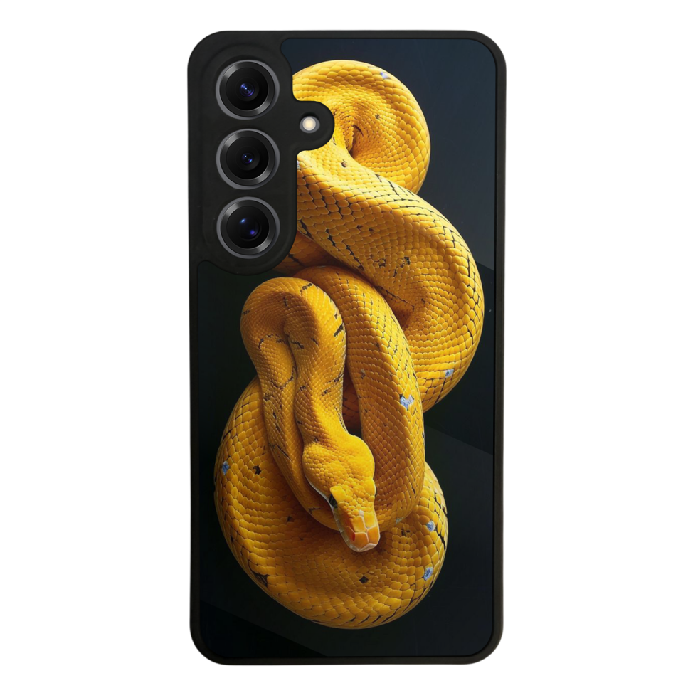 Samsung Galaxy S25 Uyumlu Yılan Tasarımlı Glossy Premium Kılıf