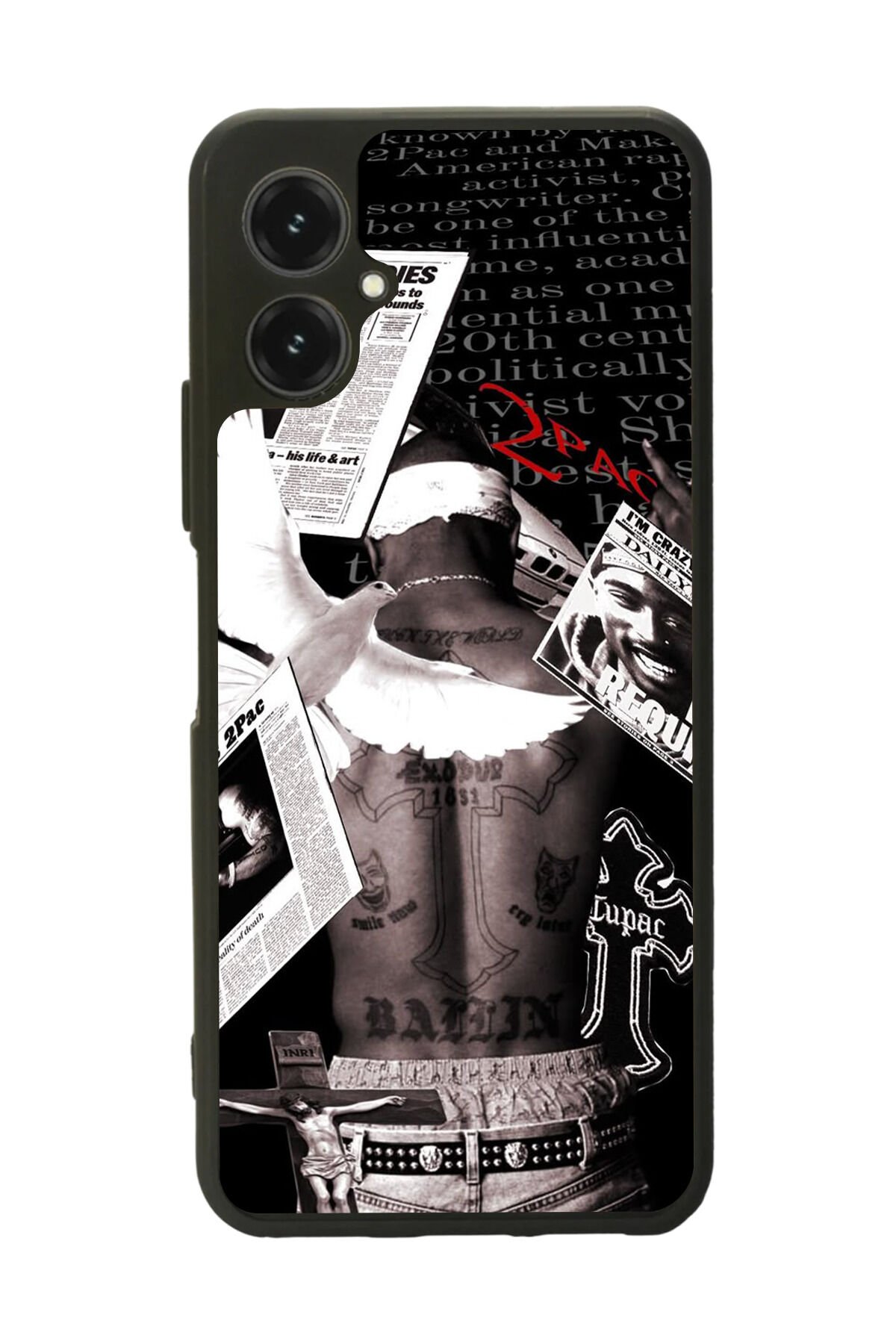 Omix X5 Uyumlu Tupac Tasarımlı Glossy Premium Kılıf