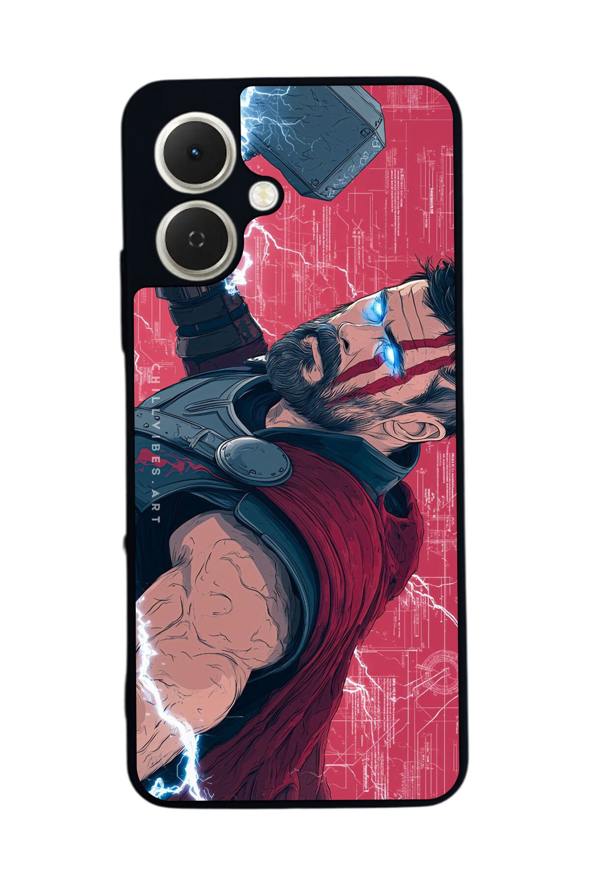 Tecno Spark GO 2 Uyumlu Thor Tasarımlı Glossy Premium Kılıf