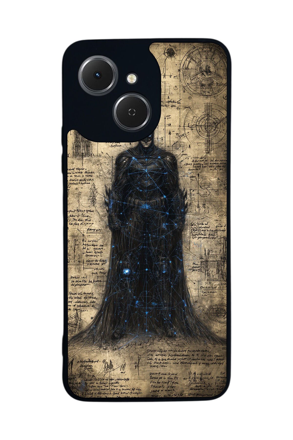 Tecno Spark 40C Uyumlu Batman Tasarımlı Glossy Premium Kılıf