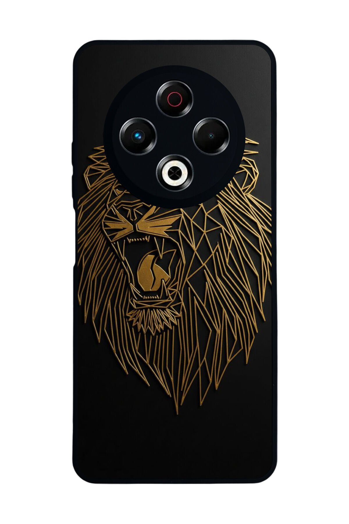 Tecno Spark 30 Uyumlu Aslan Tasarımlı Glossy Premium Kılıf
