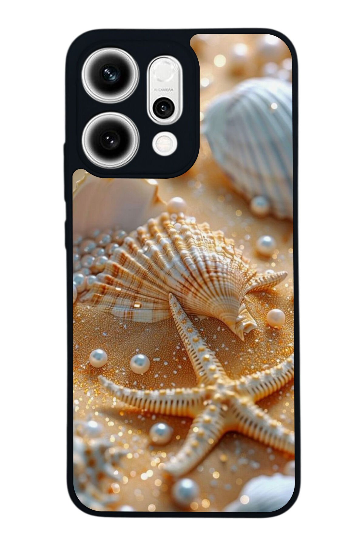 Oppo Reno 14 Uyumlu İnci Tasarımlı Glossy Premium Kılıf