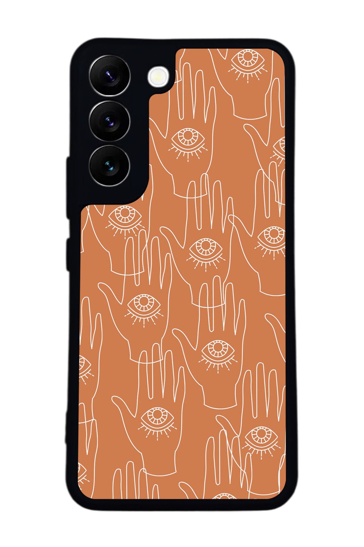 Samsung Galaxy S22 Uyumlu Line Art Tasarımlı Glossy Premium Kılıf