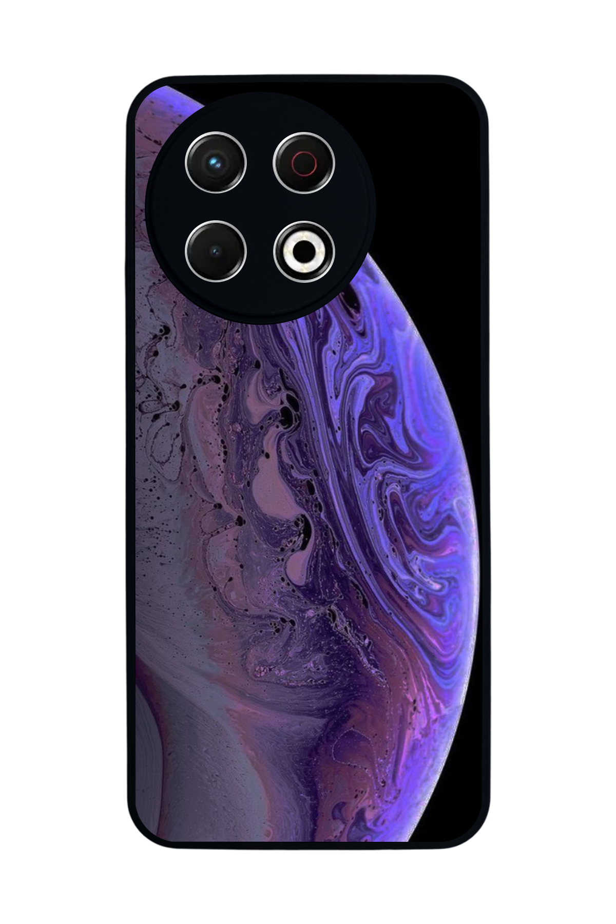 Tecno Spark 30 Pro Uyumlu Ay Tasarımlı Glossy Premium Kılıf