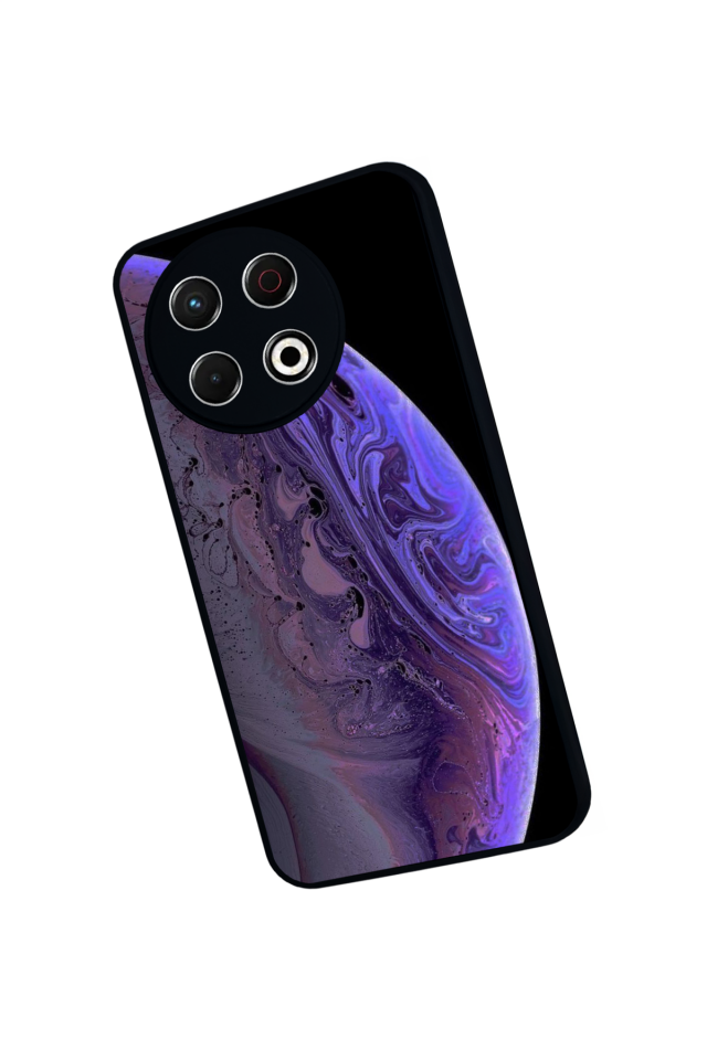 Tecno Spark 30 Pro Uyumlu Ay Tasarımlı Glossy Premium Kılıf