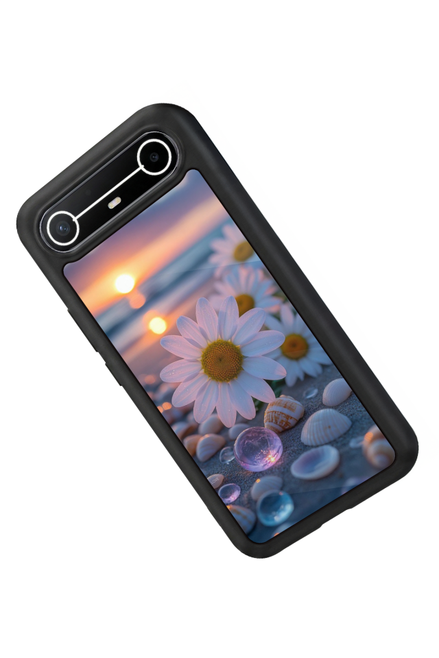 Tecno Spark Slim 5G Uyumlu Cicek Tasarımlı Glossy Premium Kılıf