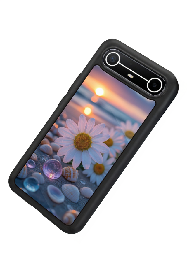 Tecno Spark Slim 5G Uyumlu Cicek Tasarımlı Glossy Premium Kılıf