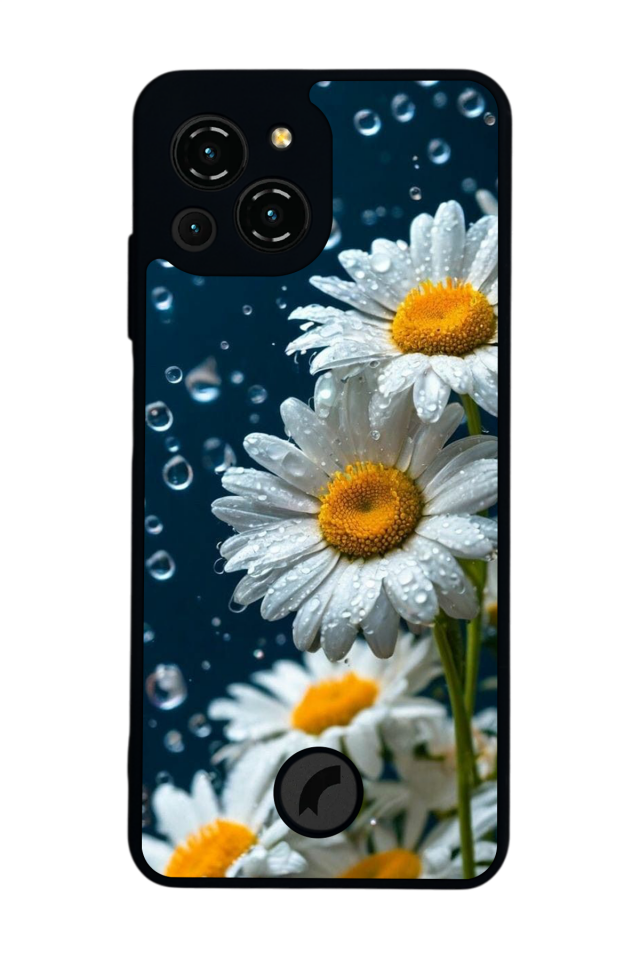 Reeder S23 Pro Max Uyumlu Cicek Tasarımlı Glossy Premium Kılıf