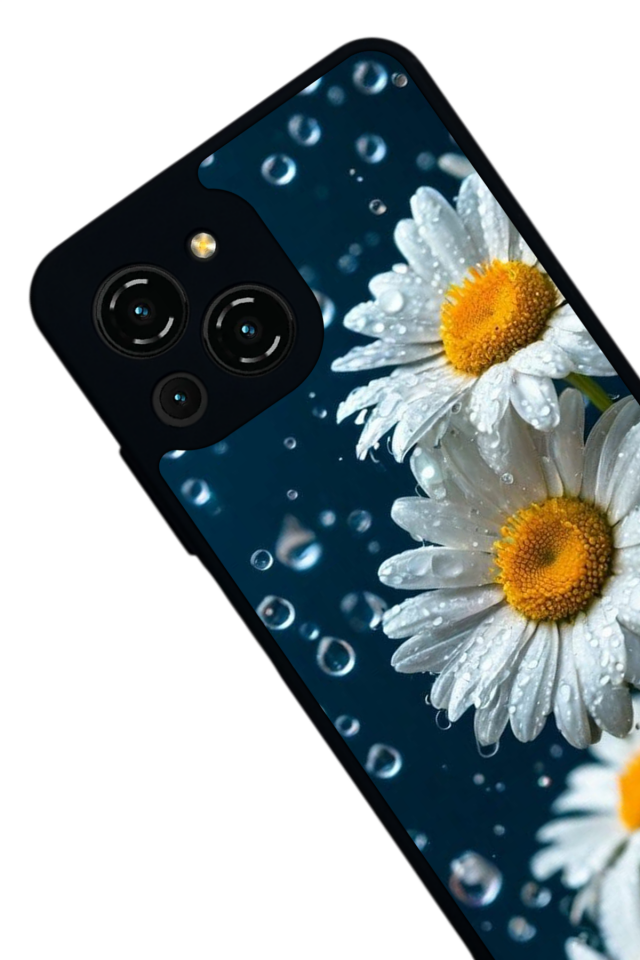 Reeder S23 Pro Max Uyumlu Cicek Tasarımlı Glossy Premium Kılıf