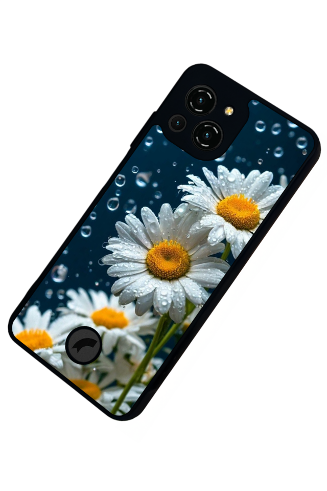 Reeder S23 Pro Max Uyumlu Cicek Tasarımlı Glossy Premium Kılıf
