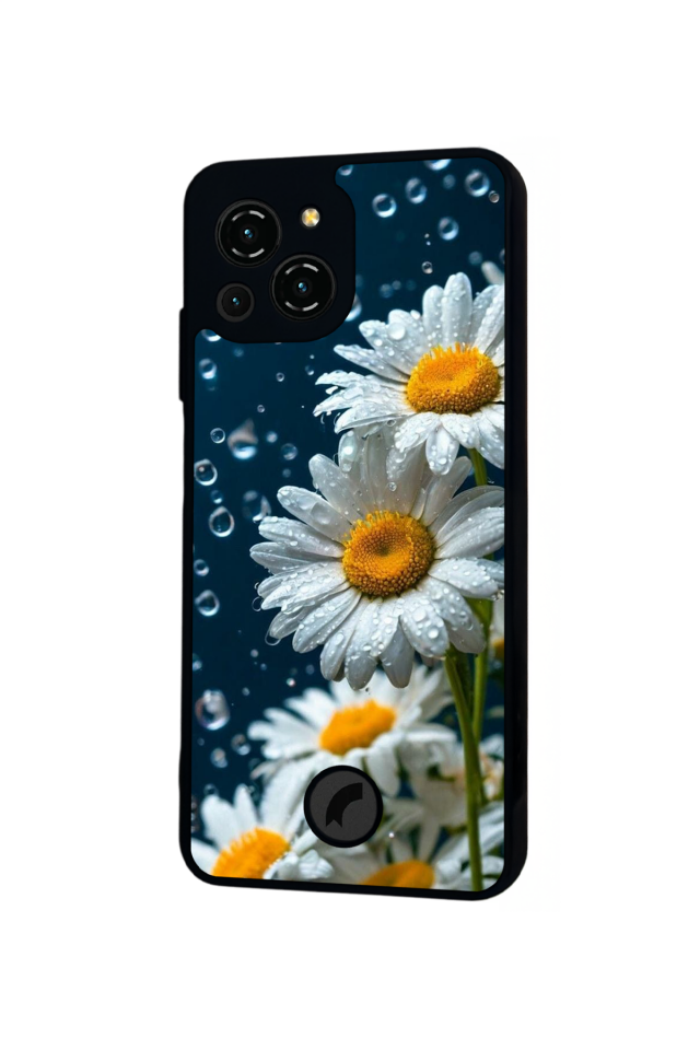 Reeder S23 Pro Max Uyumlu Cicek Tasarımlı Glossy Premium Kılıf