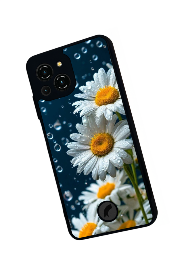 Reeder S23 Pro Max Uyumlu Cicek Tasarımlı Glossy Premium Kılıf