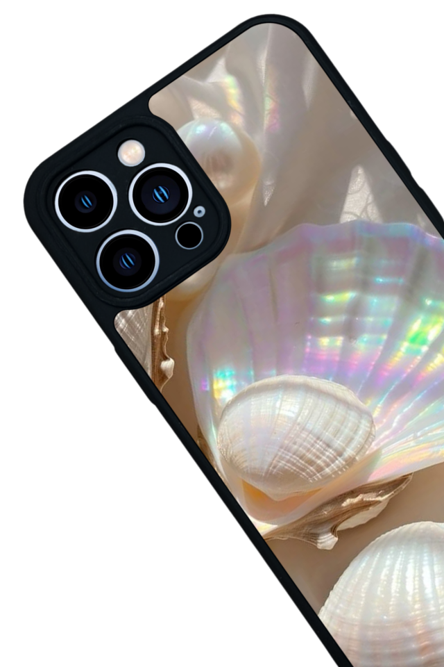 iPhone 13 Pro Max Uyumlu  İnci Tasarımlı Glossy Premium Kılıf