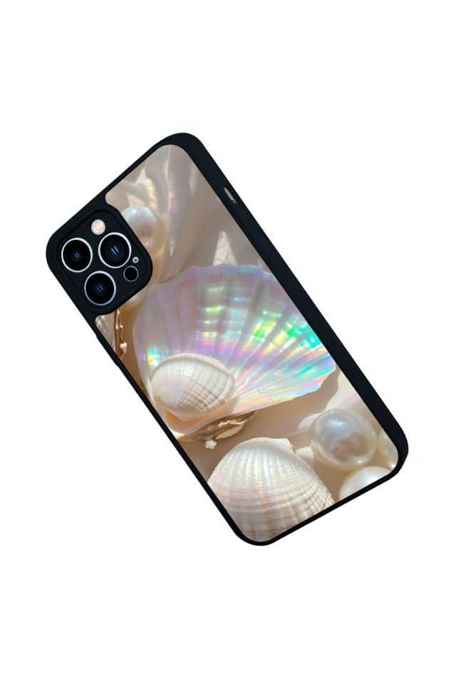 iPhone 13 Pro Max Uyumlu  İnci Tasarımlı Glossy Premium Kılıf