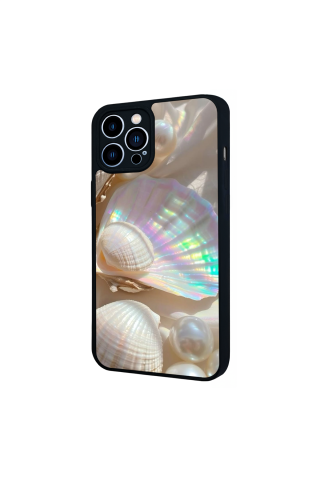 iPhone 13 Pro Max Uyumlu  İnci Tasarımlı Glossy Premium Kılıf