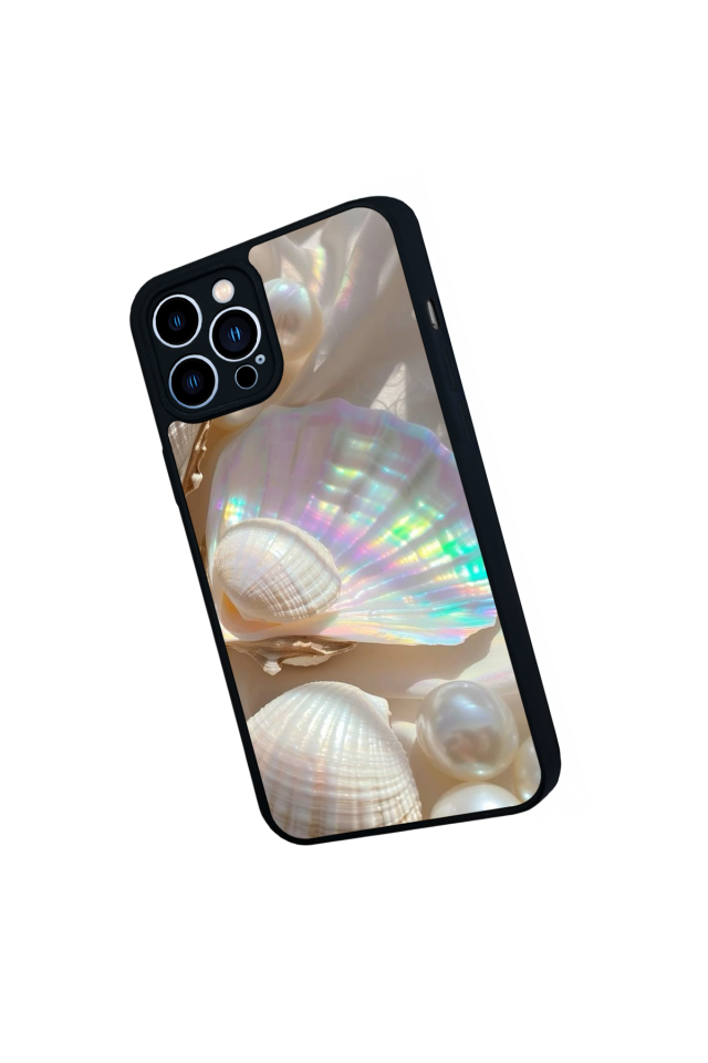 iPhone 13 Pro Max Uyumlu  İnci Tasarımlı Glossy Premium Kılıf