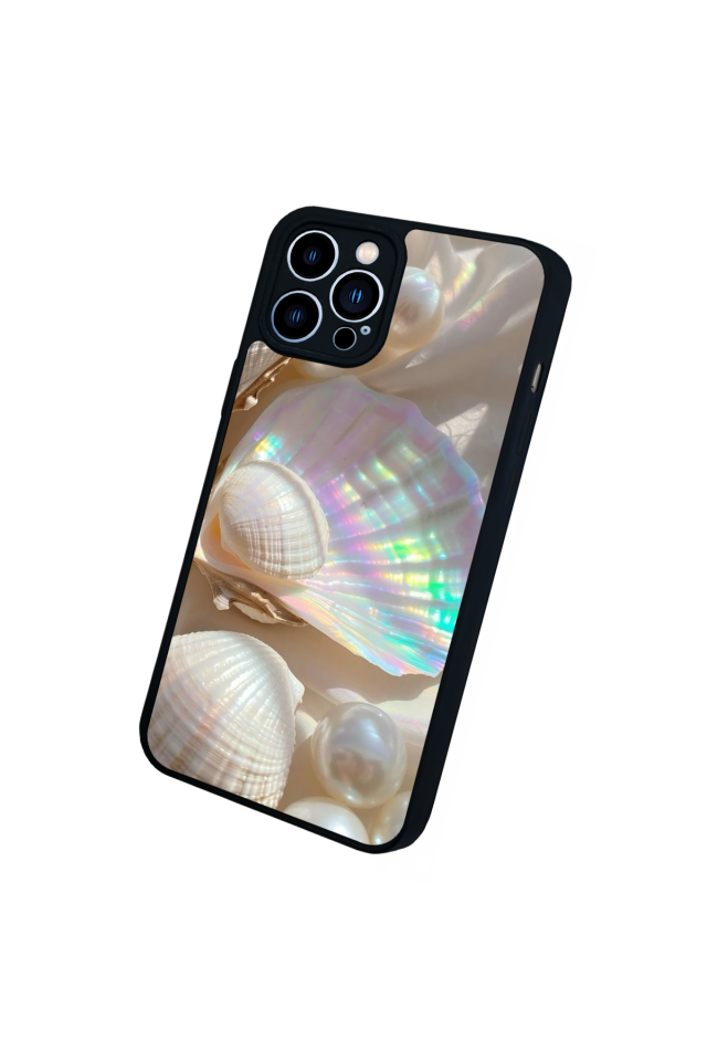 iPhone 13 Pro Max Uyumlu  İnci Tasarımlı Glossy Premium Kılıf