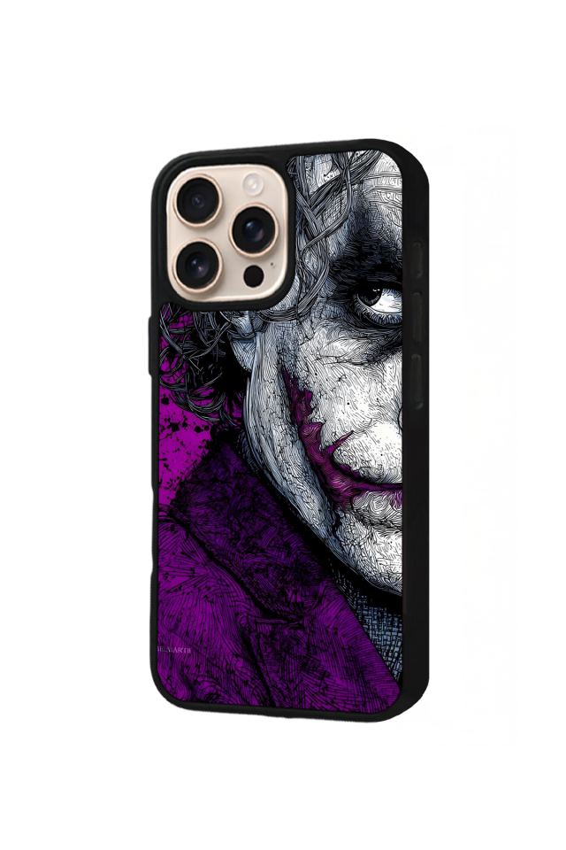 iPhone 15 Pro Max Uyumlu Joker Tasarımlı Glossy Premium Kılıf