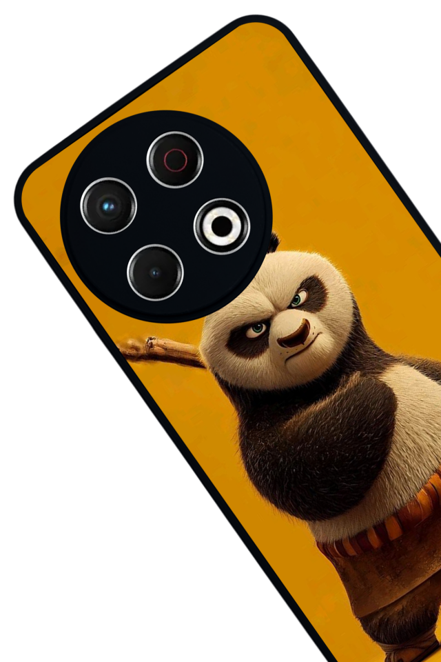 Tecno Spark 30 Pro Uyumlu Kung Fu Panda Tasarımlı Glossy Premium Kılıf