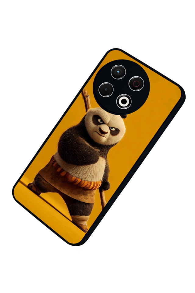 Tecno Spark 30 Pro Uyumlu Kung Fu Panda Tasarımlı Glossy Premium Kılıf