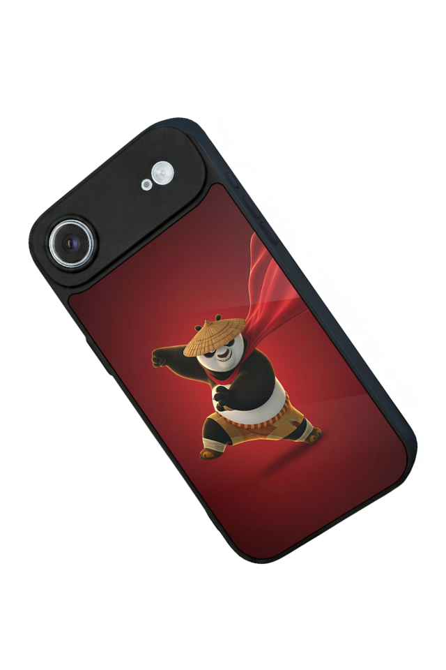 iPhone 17 Air Uyumlu Kung Fu Panda Tasarımlı Glossy Premium Kılıf