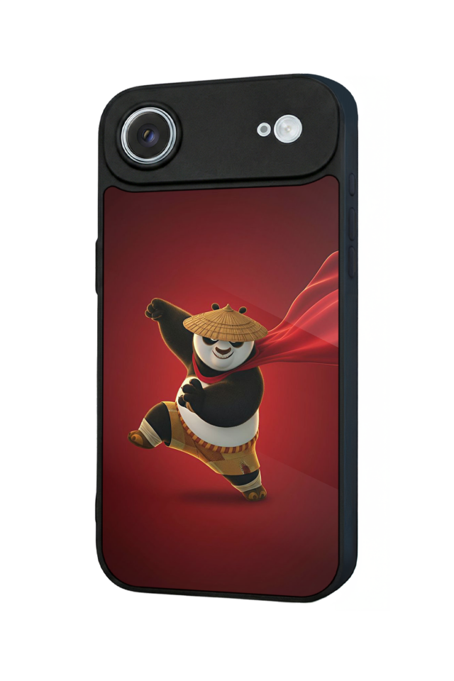 iPhone 17 Air Uyumlu Kung Fu Panda Tasarımlı Glossy Premium Kılıf