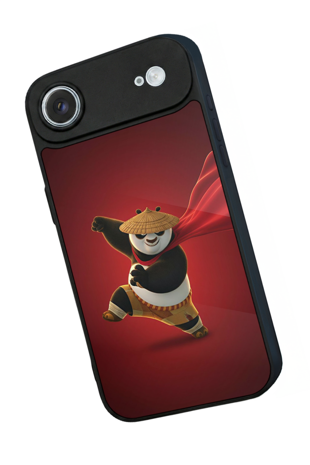 iPhone 17 Air Uyumlu Kung Fu Panda Tasarımlı Glossy Premium Kılıf