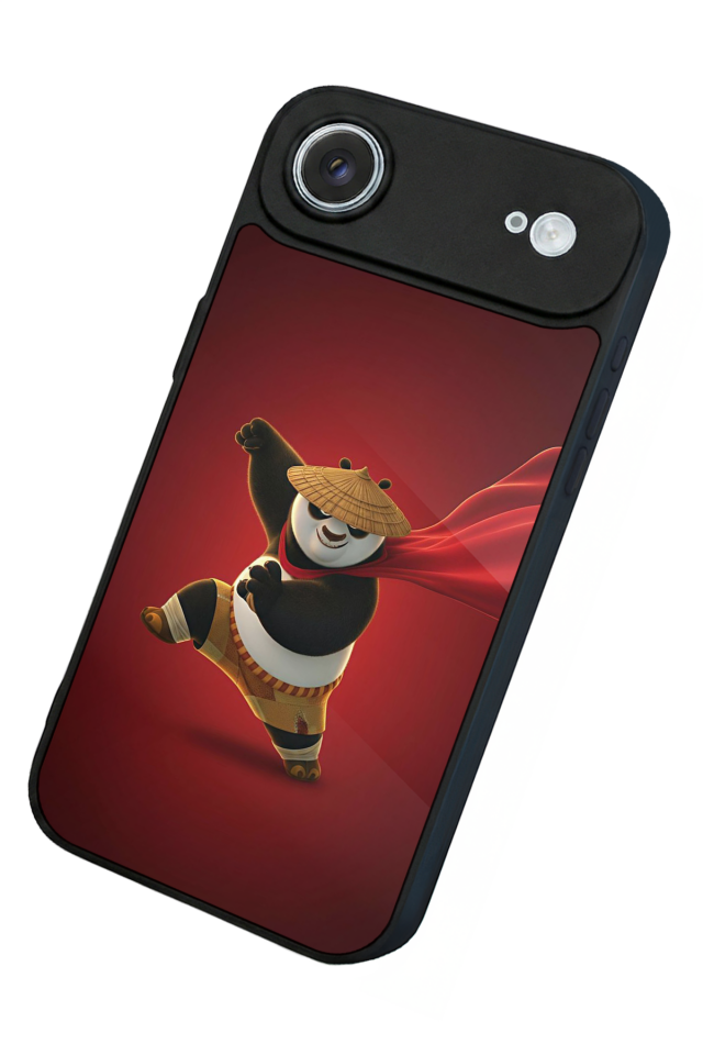 iPhone 17 Air Uyumlu Kung Fu Panda Tasarımlı Glossy Premium Kılıf