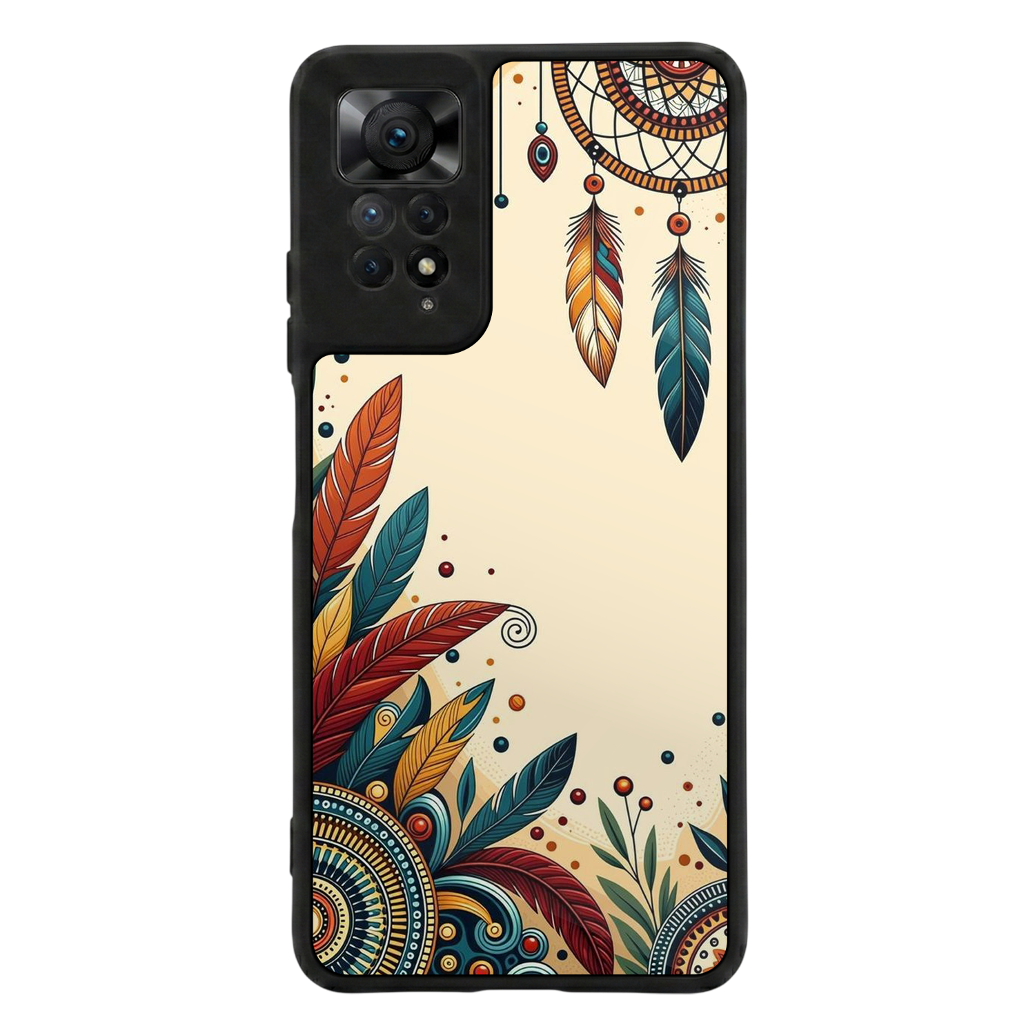 Xiaomi Redmi Note 11 Pro Uyumlu Mandala Tasarımlı Glossy Premium Kılıf