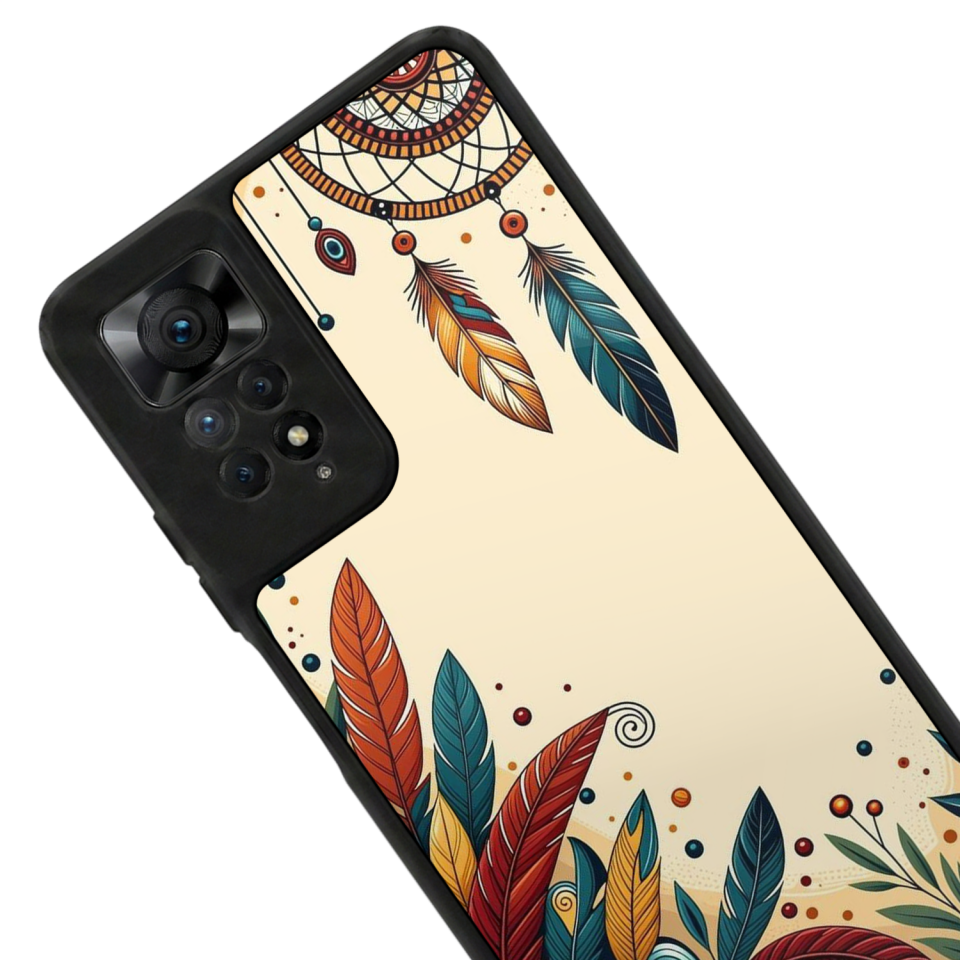 Xiaomi Redmi Note 11 Pro Uyumlu Mandala Tasarımlı Glossy Premium Kılıf