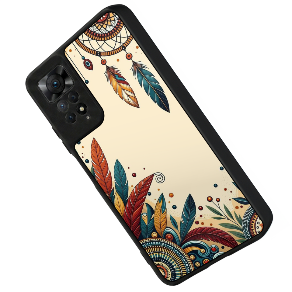 Xiaomi Redmi Note 11 Pro Uyumlu Mandala Tasarımlı Glossy Premium Kılıf