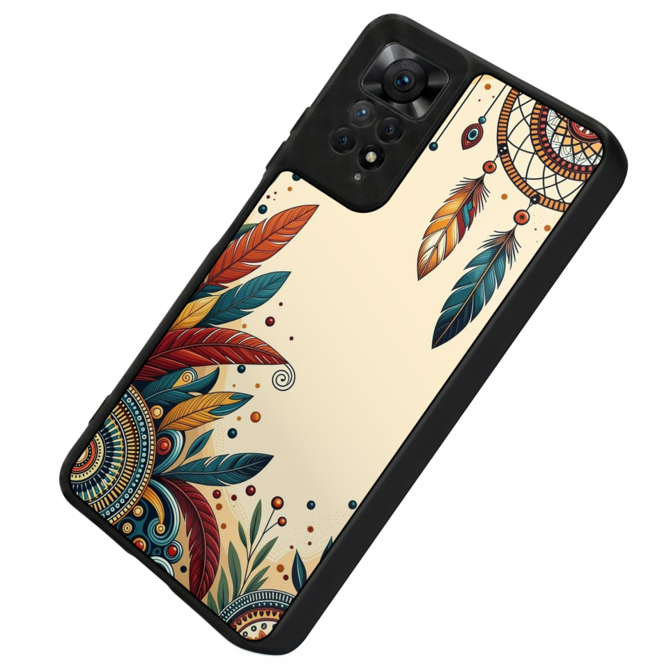 Xiaomi Redmi Note 11 Pro Uyumlu Mandala Tasarımlı Glossy Premium Kılıf