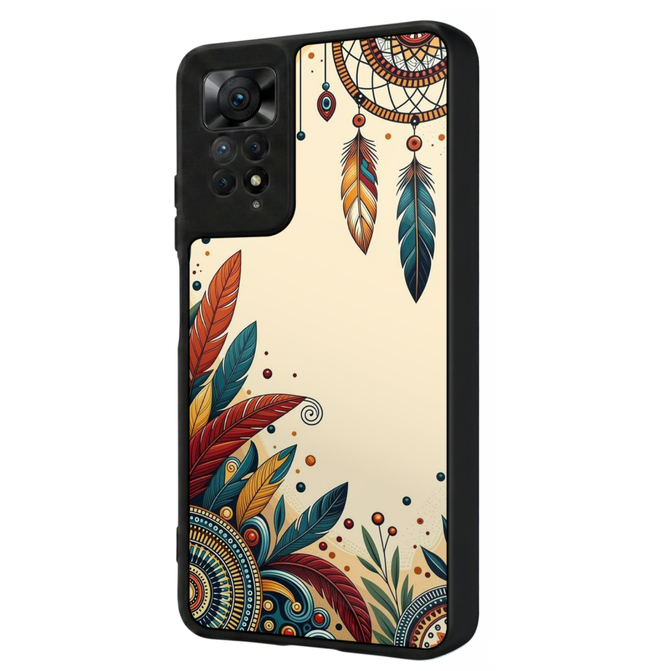 Xiaomi Redmi Note 11 Pro Uyumlu Mandala Tasarımlı Glossy Premium Kılıf