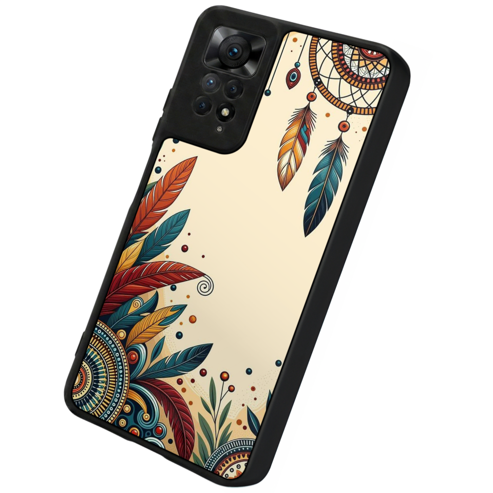 Xiaomi Redmi Note 11 Pro Uyumlu Mandala Tasarımlı Glossy Premium Kılıf