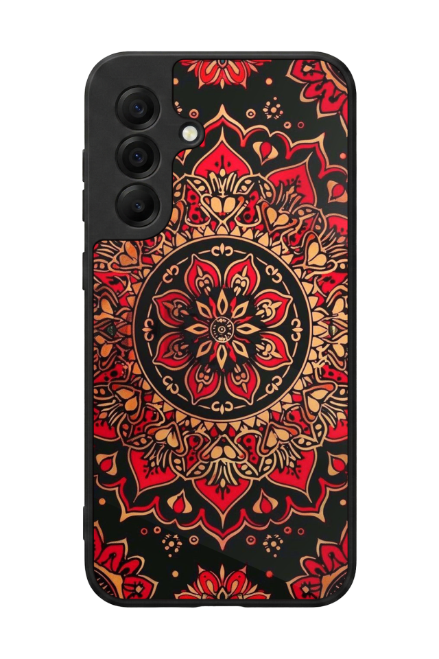 Samsung Galaxy A17 Uyumlu Mandala Tasarımlı Glossy Premium Kılıf