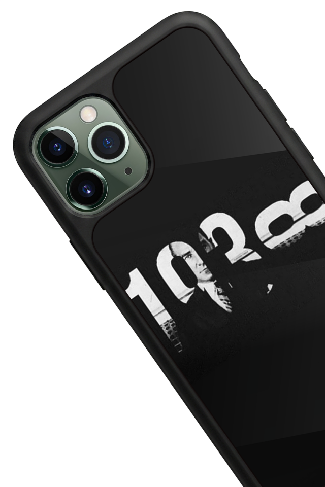 iPhone 11 Pro Uyumlu Mustafa Kemal Ataturk Tasarımlı Glossy Premium Kılıf