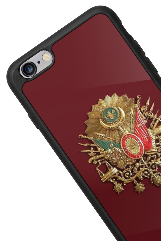 iPhone 6s Plus Uyumlu Osmanli Tugrasi Tasarımlı Glossy Premium Kılıf