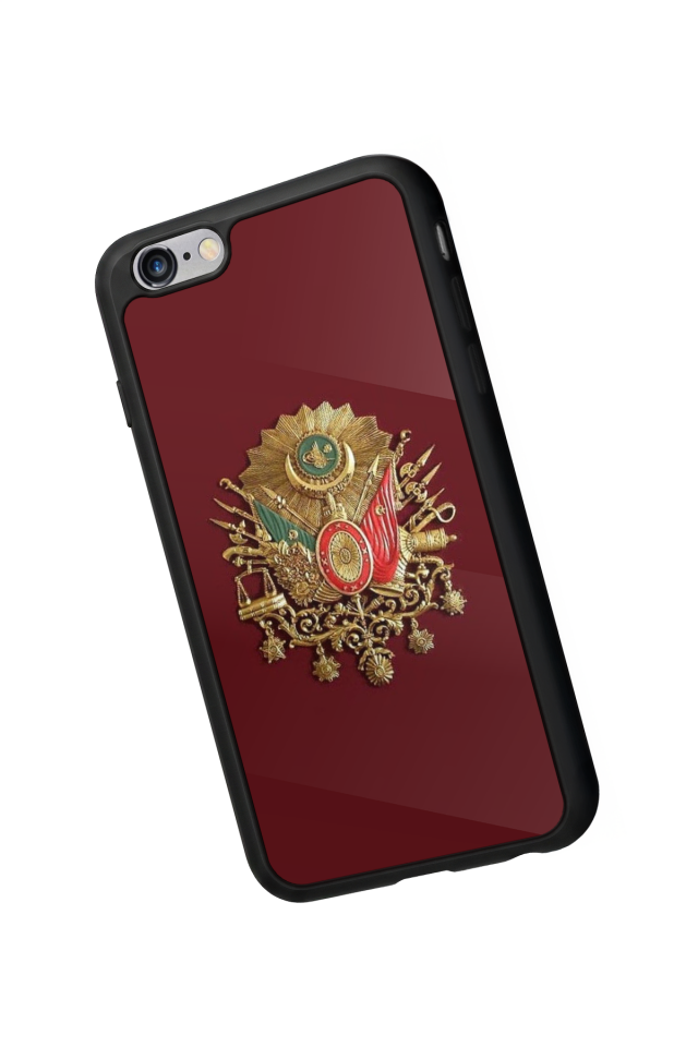 iPhone 6s Plus Uyumlu Osmanli Tugrasi Tasarımlı Glossy Premium Kılıf